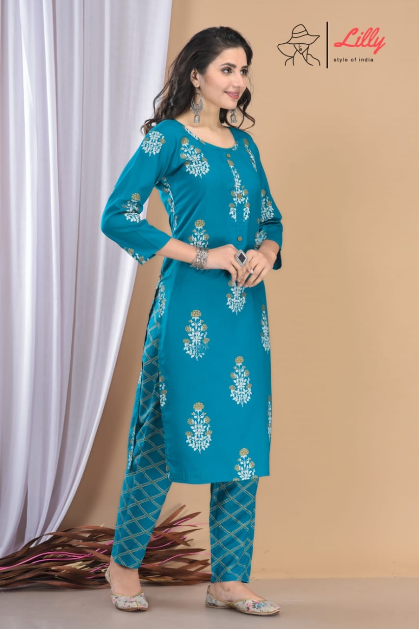 Buy Suvasini Cotton Solid Sky Blue Short Kurti For Womens at Amazon.in